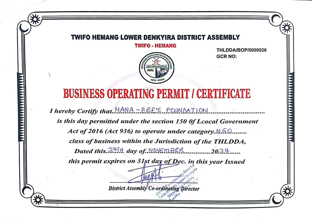 Business Operating Permit